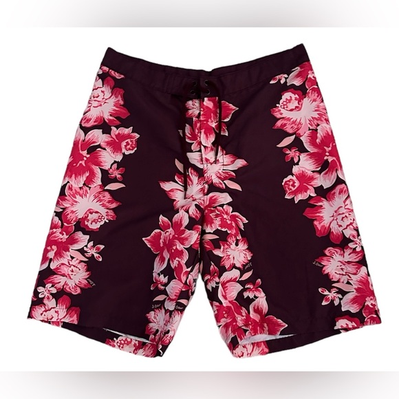 J Boardshorts Mens 32 Floral Swimwear Board Shorts
